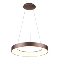 Azzardo AZ4998 - LED Πολυέλαιος με καλώδιο SANTANA LED/30W/230V καφέ