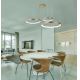 Azzardo AZ5023 - Led Dimmable κρεμαστό φωτιστικό οροφής AGNES LED/60W/230V διάμετρος 78 cm χρυσαφί