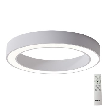 Azzardo AZ5037 - LED Dimmable φωτιστικό οροφής MARCO LED/80W/230V λευκό + τηλεχειριστήριο