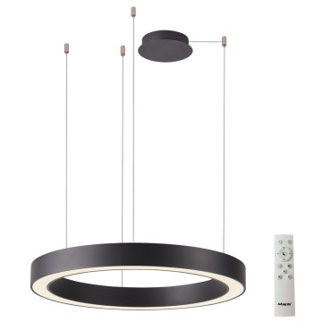 Azzardo AZ5047 - Led Dimmable κρεμαστό φωτιστικό οροφής MARCO LED/60W/230V μαύρο + τηλεχειριστήριο