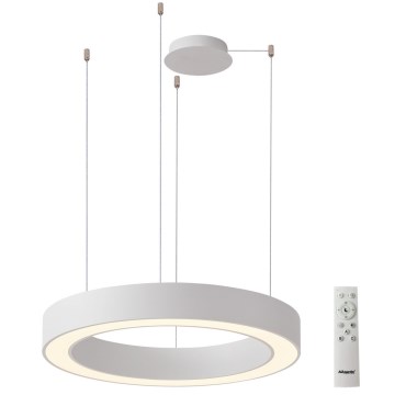 Azzardo AZ5052 - LED ρυθμιζόμενο κρεμαστό φωτιστικό με καλώδιο MARCO LED/100W/230V λευκό + τηλεχειριστήριο
