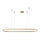 Azzardo AZ5056 - Led Dimmable κρεμαστό φωτιστικό οροφής ELENA LED/50W/230V 120 cm χρυσαφί