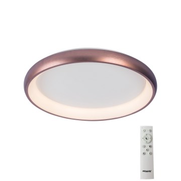 Azzardo AZ5068 - Ρυθμιζόμενο LED οροφής φωτιστικό ANTONIO LED/32W/230V καφέ + τηλεχειριστήριο