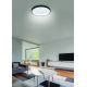 Azzardo AZ5075 -LED Dimmable φωτιστικό οροφής ANTONIO LED/80W/230V μαύρο + τηλεχειριστήριο