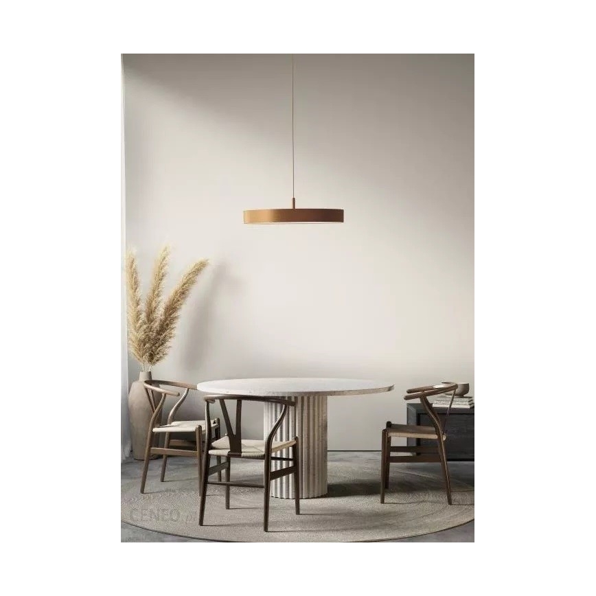 Azzardo AZ5089 - Led Dimmable κρεμαστό φωτιστικό οροφής MARCELLO LED/30W/230V χρυσαφί + τηλεχειριστήριο