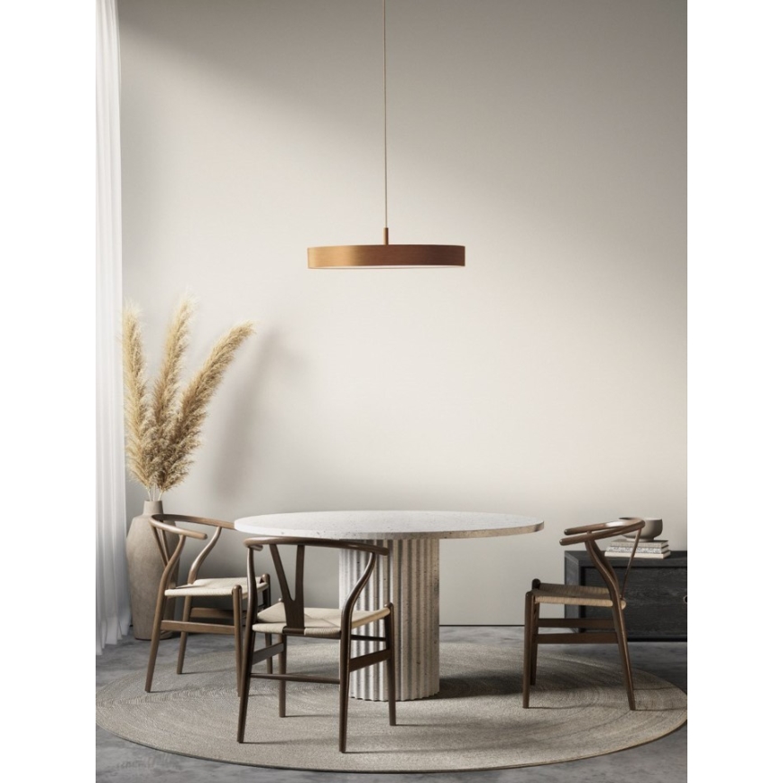 Azzardo AZ5092 - Led Dimmable κρεμαστό φωτιστικό οροφής MARCELLO LED/60W/230V χρυσαφί + τηλεχειριστήριο