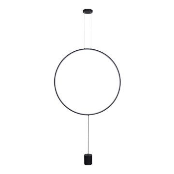 Azzardo AZ5264 - Led Dimmable κρεμαστό φωτιστικό οροφής CODUTTI LED/28W/230V μαύρο