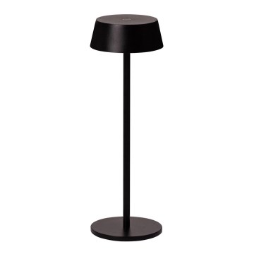 Azzardo AZ5335 - Εξωτερικό επαναφορτιζόμενο LED φωτιστικό με ρύθμιση φωτεινότητας GILBERTO LED/2W/5V IP54 μαύρο