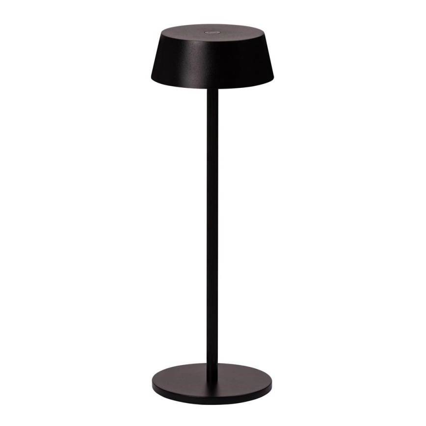 Azzardo AZ5335 - Εξωτερικό επαναφορτιζόμενο LED φωτιστικό με ρύθμιση φωτεινότητας GILBERTO LED/2W/5V IP54 μαύρο