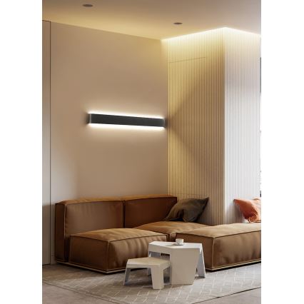 Azzardo AZ5341 - Φωτιστικό τοίχου LED GALASSO LED/36W/230V 110 cm μαύρο