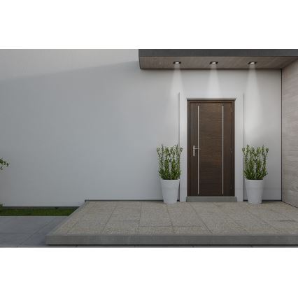 Azzardo AZ5392 - Χωνευτό φωτιστικό μπάνιου ROMOLO 1xGU10/50W/230V IP65 μαύρο