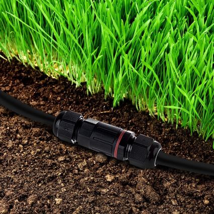 Αδιάβροχο βύσμα IP68 μαύρο