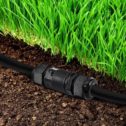 Αδιάβροχο βύσμα IP68 μαύρο