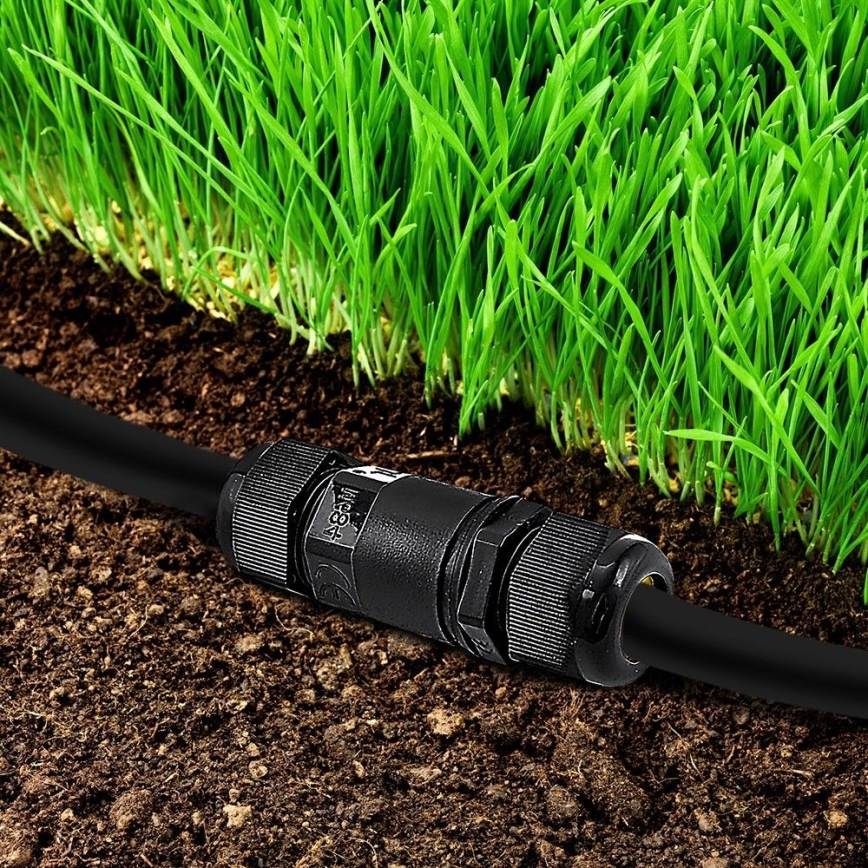 Αδιάβροχο βύσμα IP68 μαύρο