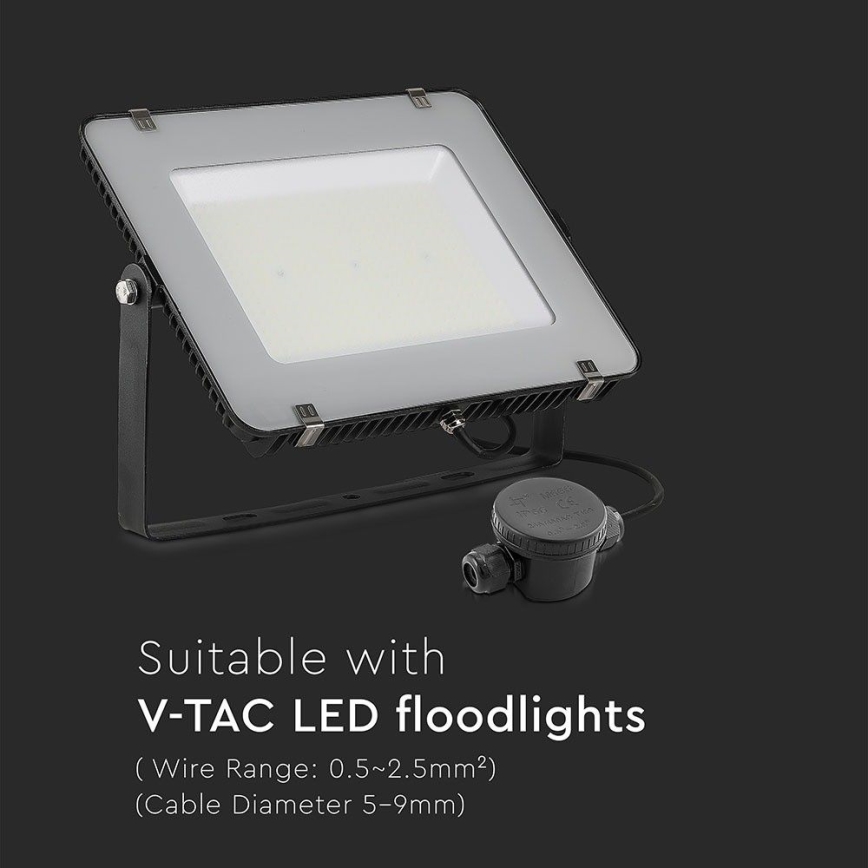 Αδιάβροχος συνδετικός σύνδεσμος IP66 μαύρος