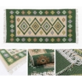 Αμφίπλευρο ανατολίτικο χαλί KILIM 80x150 cm πράσινο/μπεζ