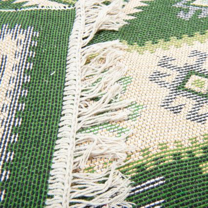 Αμφίπλευρο ανατολίτικο χαλί KILIM 80x150 cm πράσινο/μπεζ