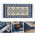 Αμφίπλευρο ανατολίτικο χαλί KILIM 80x150 cm μπλε/μπεζ