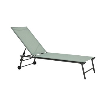 Ανακλινόμενη ξαπλώστρα TERA 57x185 cm πράσινη