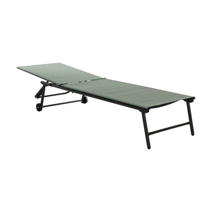 Ανακλινόμενη ξαπλώστρα TERA 57x185 cm πράσινη