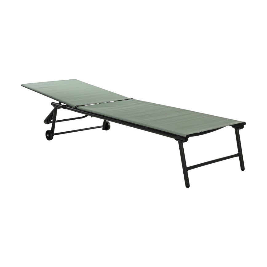 Ανακλινόμενη ξαπλώστρα TERA 57x185 cm πράσινη