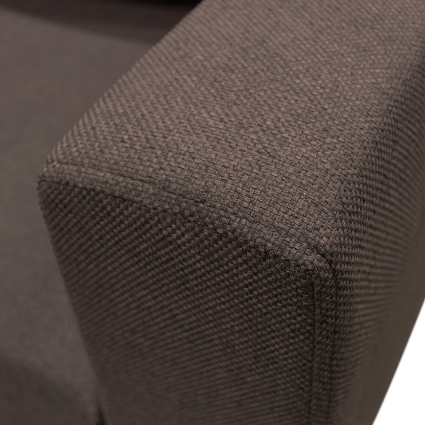 Πολυλειτουργικός γωνιακός καναπές‑κρεβάτι σε σχήμα U με αποθηκευτικό χώρο SEYA, καφέ