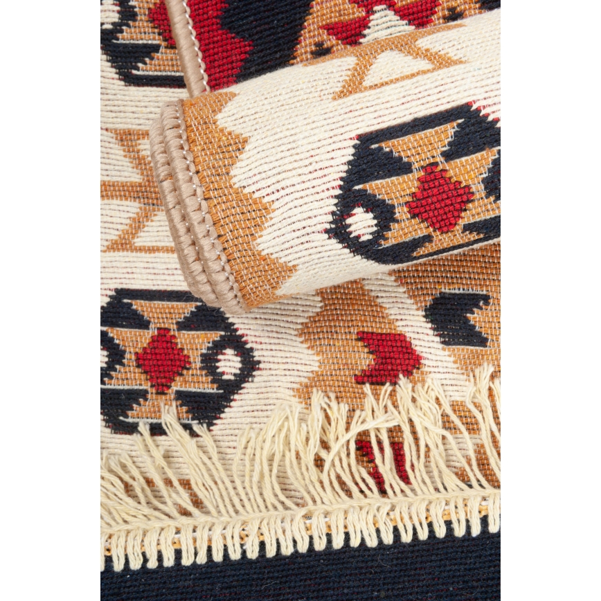 Αναστρέψιμο ανατολίτικο χαλί KILIM GOLD 60x120 cm πολύχρωμο