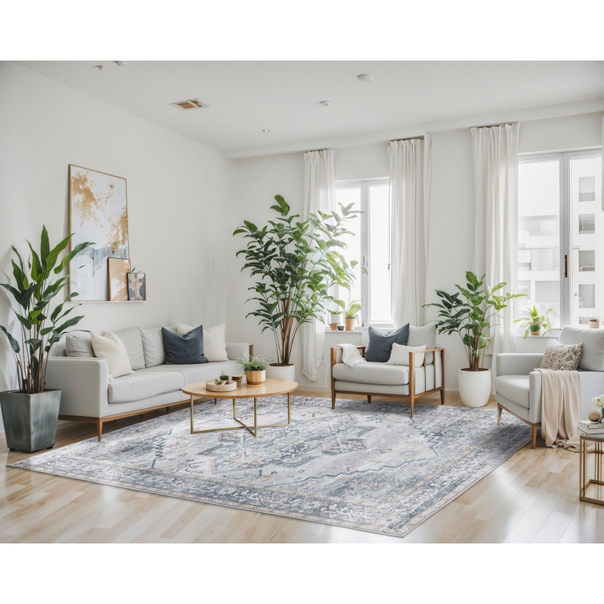 Ανατολίτικο χαλί DOVE-VINTAGE 120x170 cm 2600 g/m2 γκρι