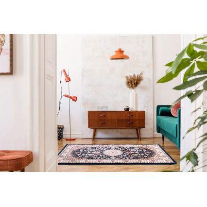 Ανατολίτικο χαλί DUBAI 80x150 cm 2300 g/m2 σκούρο μπλε