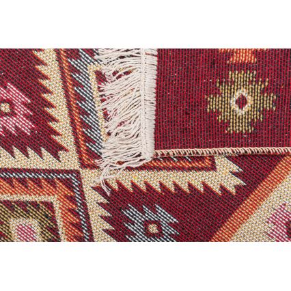Ανατολίτικο χαλί KILIM 80 x 150 εκ., κόκκινο