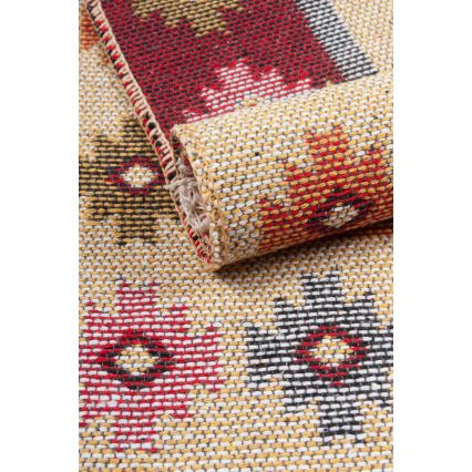 Ανατολίτικο χαλί KILIM 80 x 150 εκ., κόκκινο