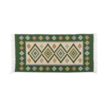 Ανατολίτικο χαλί KILIM 80x150 cm πράσινο