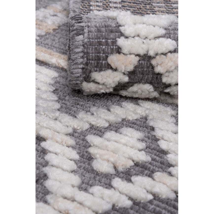 Ανατολίτικο χαλί NEPAL 80 x 153 εκ. γκρι