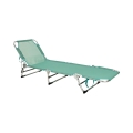 Αναδιπλούμενη ρυθμιζόμενη ξαπλώστρα SUNO 56x190 cm τιρκουάζ