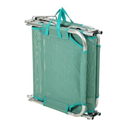 Αναδιπλούμενη ρυθμιζόμενη ξαπλώστρα SUNO 56x190 cm τιρκουάζ