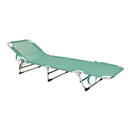 Αναδιπλούμενη ρυθμιζόμενη ξαπλώστρα SUNO 56x190 cm τιρκουάζ