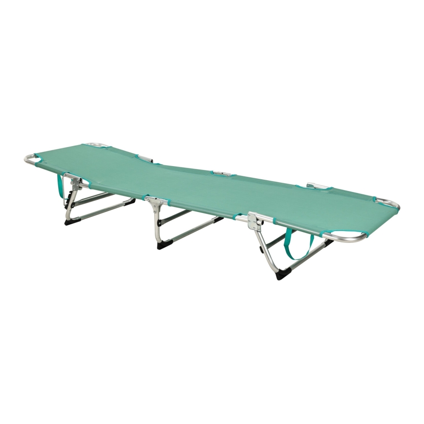 Αναδιπλούμενη ρυθμιζόμενη ξαπλώστρα SUNO 56x190 cm τιρκουάζ