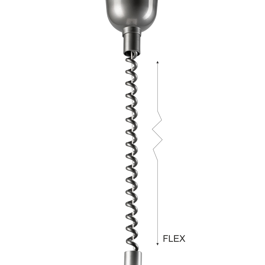 Αναδιπλούμενο φωτιστικό CHIARA 1xE27/60W/230V ασημί/μπεζ/οξιά