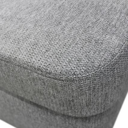 Αναδιπλούμενος γωνιακός καναπές σε σχήμα U με αποθηκευτικό χώρο SERPA, δεξιά, γκρι