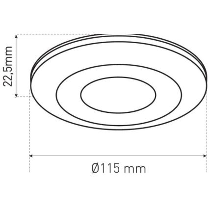 Ανιχνευτής παρουσίας PRES SENSOR 2000W λευκός