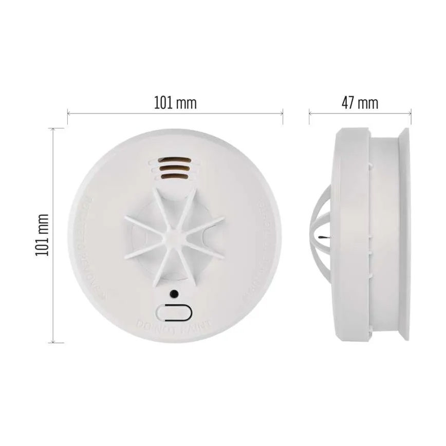 Ανιχνευτής πυρκαγιάς 1x9V