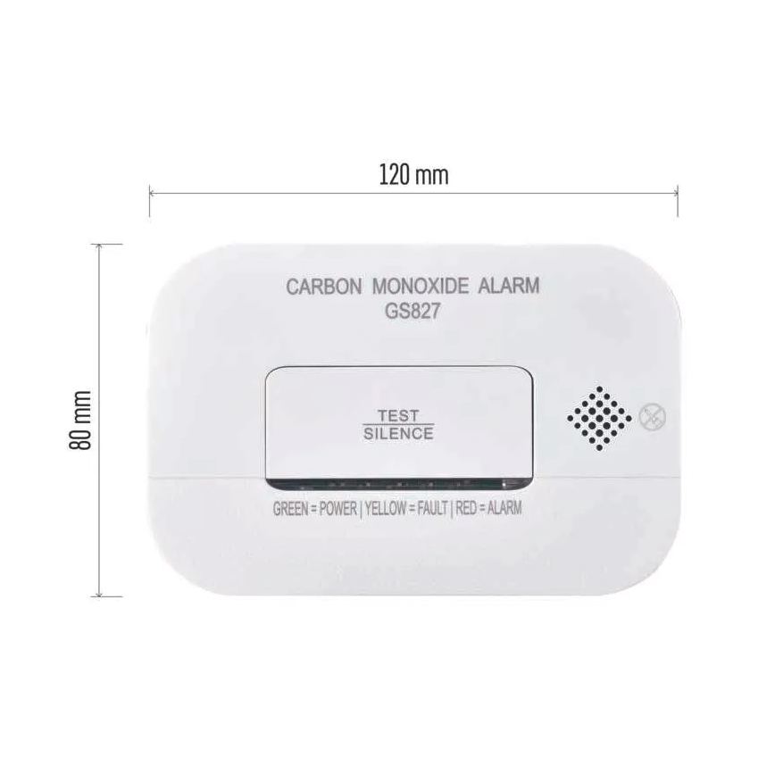 Ανιχνευτής μονοξειδίου του άνθρακα 2xAA