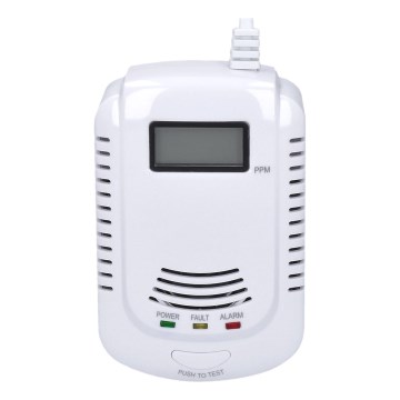 Ανιχνευτής μονοξειδίου του άνθρακα και εύφλεκτων αερίων 230V