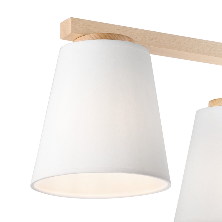 Ανταλλακτικό αμπαζούρ ELLIE E27 διάμετρος 15 cm λευκό