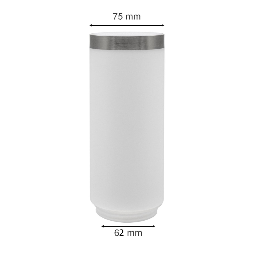 Ανταλλακτικό αμπαζούρ για Εξωτερικού χώρου φωτιστικό LIVIA/UTRECHT λευκό/ασημί