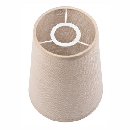 Ανταλλακτικό αμπαζούρ για κρεμαστό φωτιστικό οροφής και φωτιστικό τοίχου ANTONIO E14 150x120 mm μπεζ