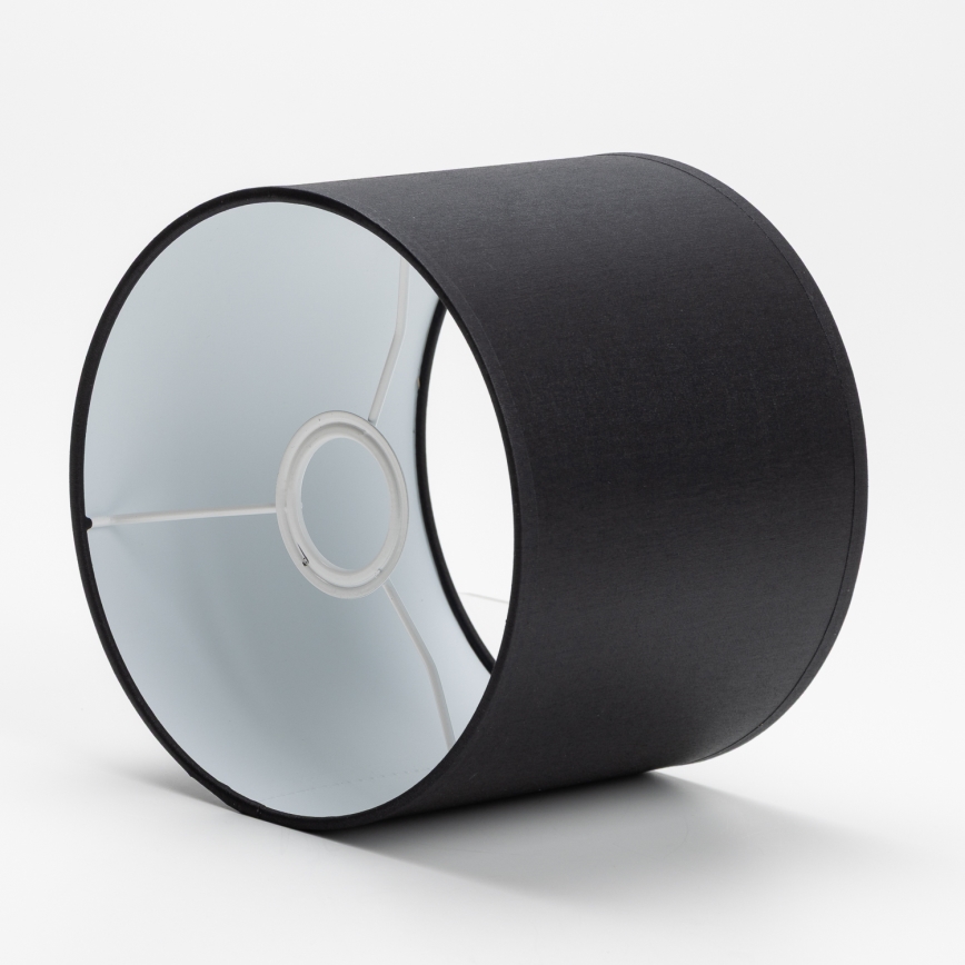 Ανταλλακτικό αμπαζούρ για επιτραπέζιο φωτιστικό και φωτιστικό τοίχου DEVA E27 16x20 cm μαύρο