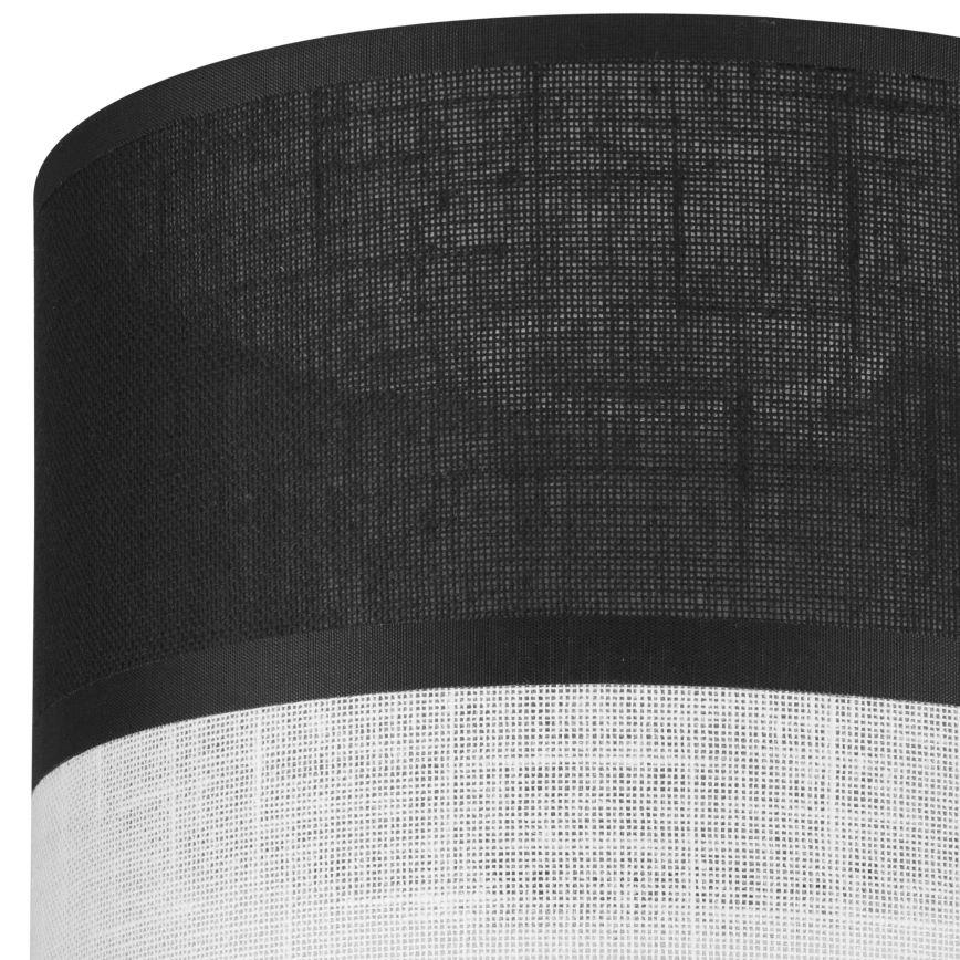 Ανταλλακτικό καπέλο για πολυέλαιο, επιτοίχιο φωτιστικό και επιτραπέζιο φωτιστικό ANDREA E27 διάμ. 16 εκ. μαύρο/άσπρο