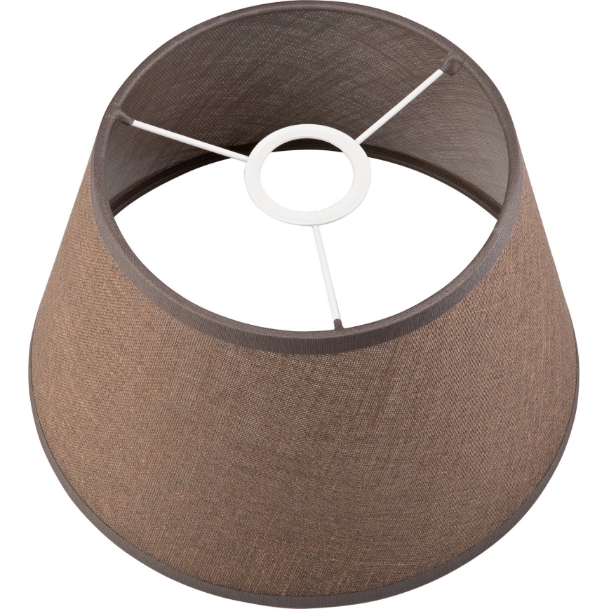 Ανταλλακτικό καπέλο για πολυέλαιο και επιτοίχιο φωτιστικό ANTONIO E14 120x200 mm καφέ