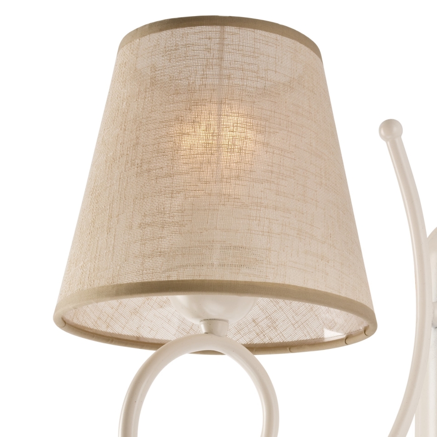 Ανταλλακτικό καπέλο για πολυέλαιο LORENZO E27 διάμετρος 16 εκ. μπεζ